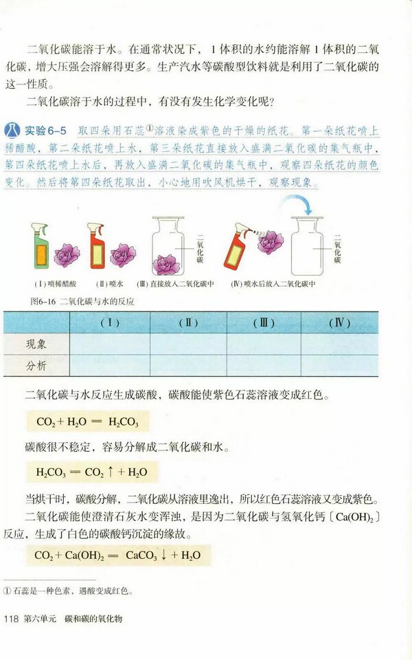 《课题3 二氧化碳和一氧化碳》2012年审定人教版九年级化学上册中学课本网 2028