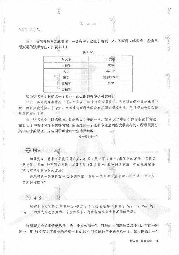 6.1 分类加法计数原理与分步乘法计数原理|2019年审定人教版高中数学